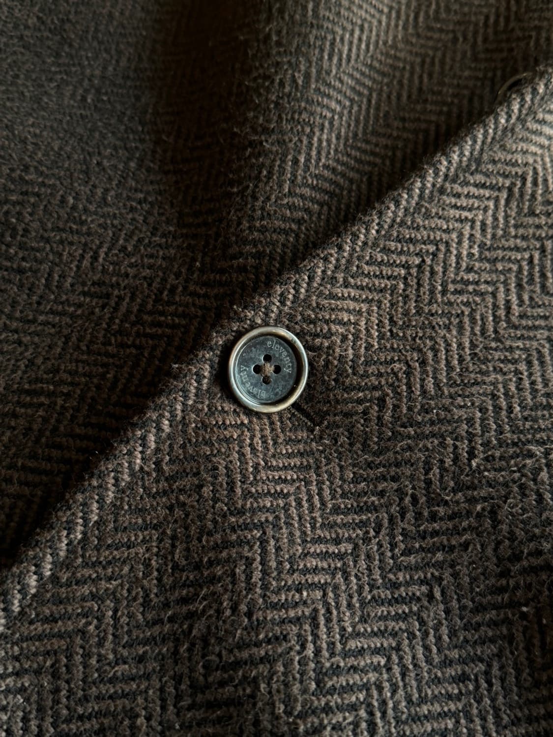 일레븐티 헤링본 체스터필드 코트 95 상품이미지5