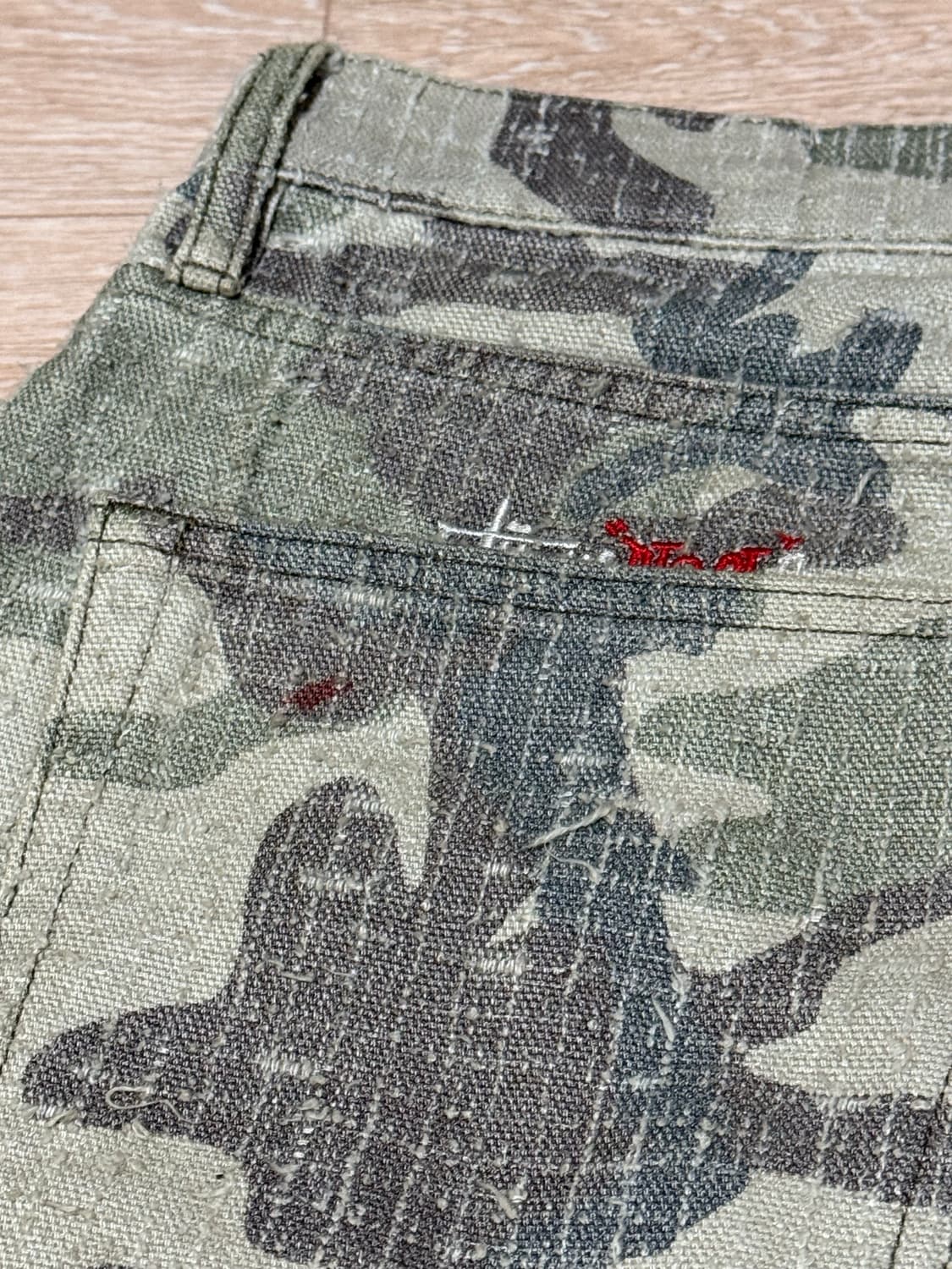 [32] 스투시 캔버스 니들 팬츠 카모 상품이미지4