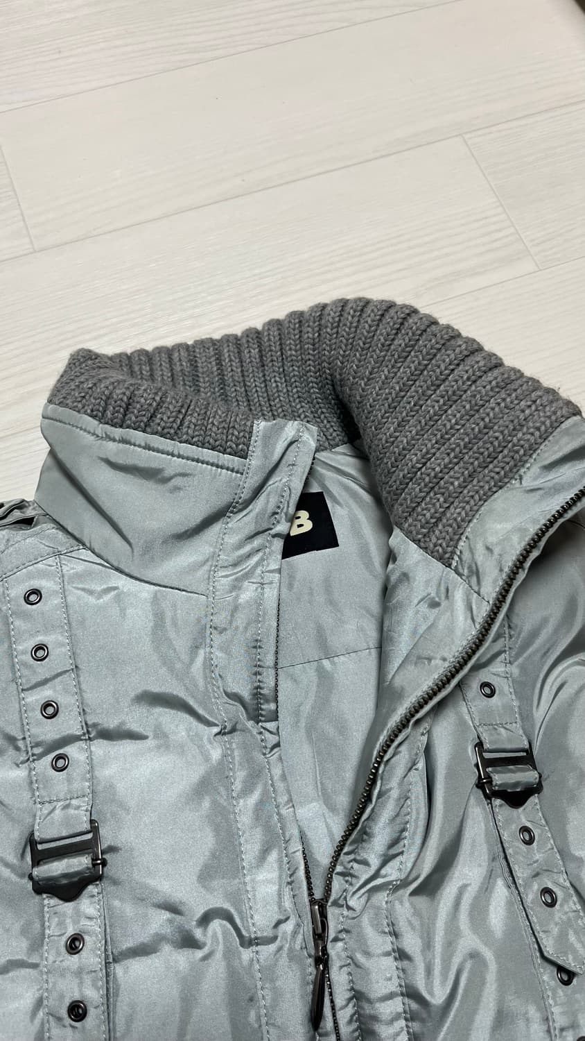 빈티지 패딩쪼끼 스카이그레이 상품이미지5