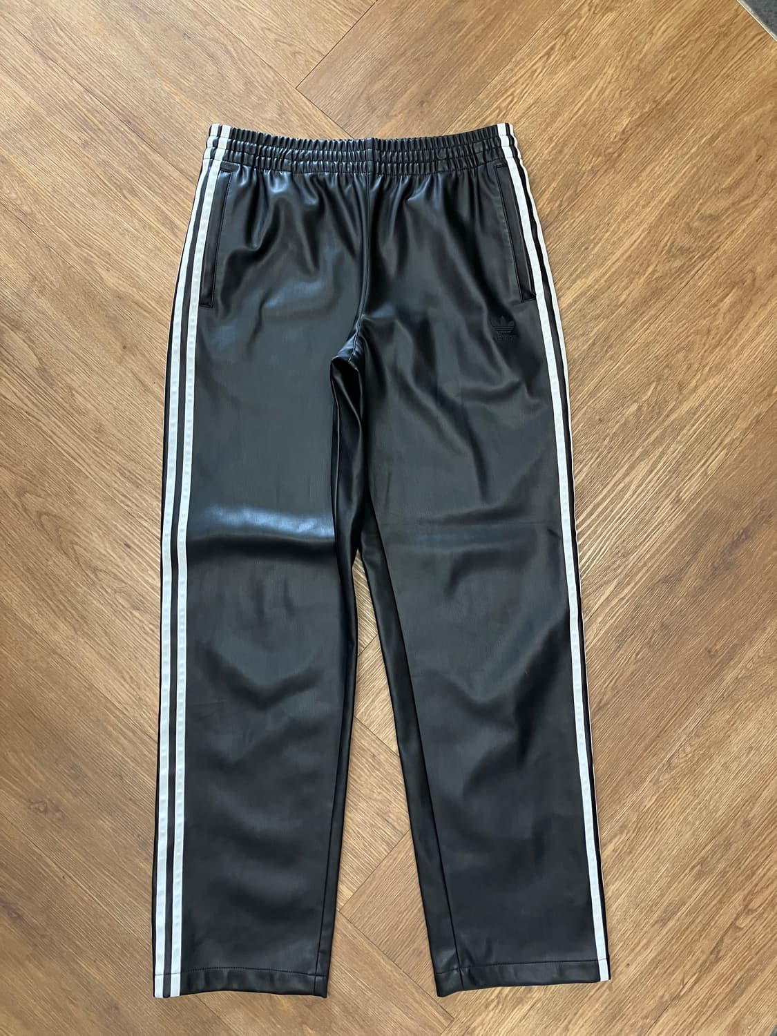 아디다스 포우 레더 아디컬러 3S 파이어버드 트랙 팬츠 블랙 상품이미지1