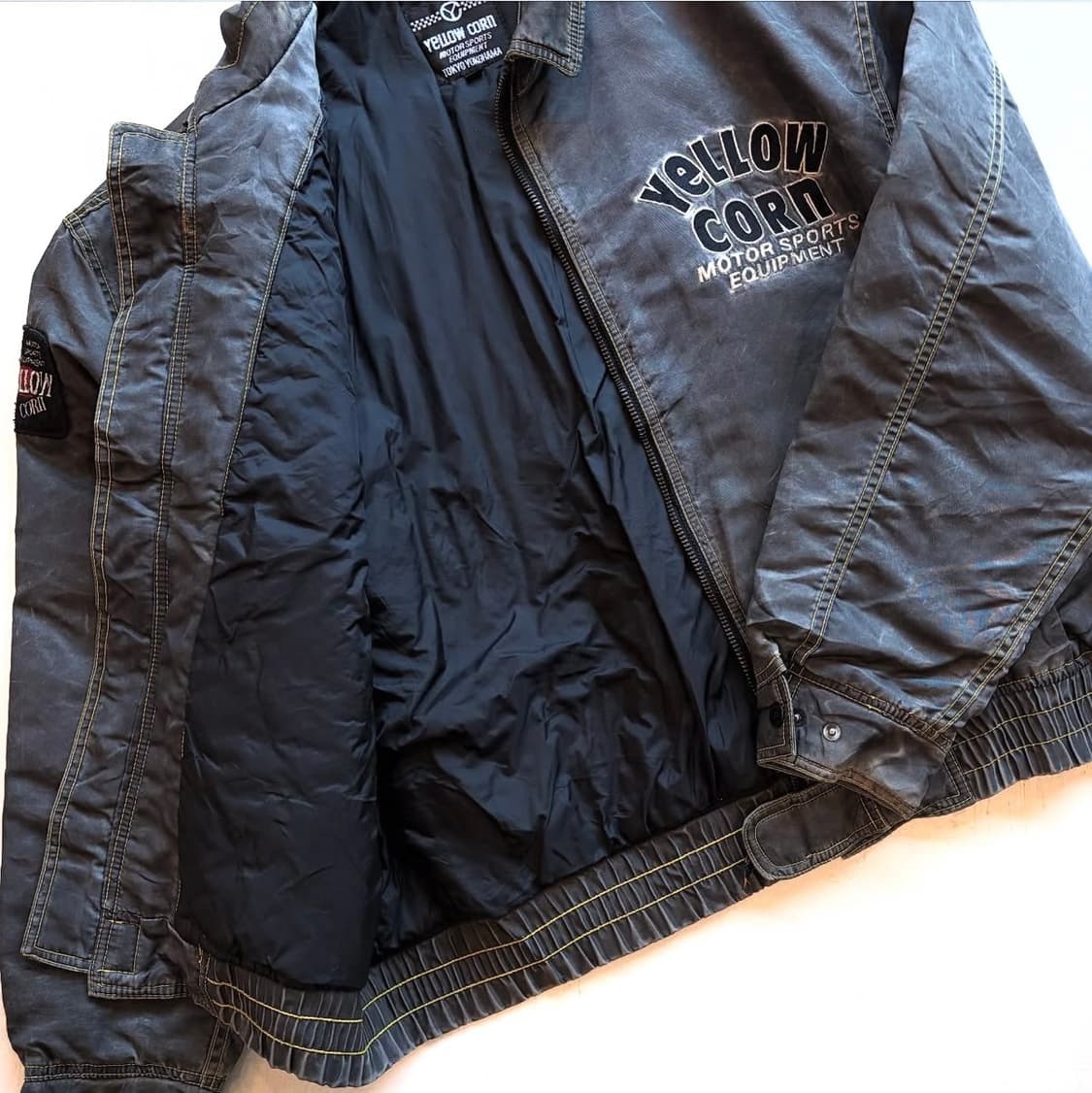 90's Yellow corn 모터 자켓 상품이미지5