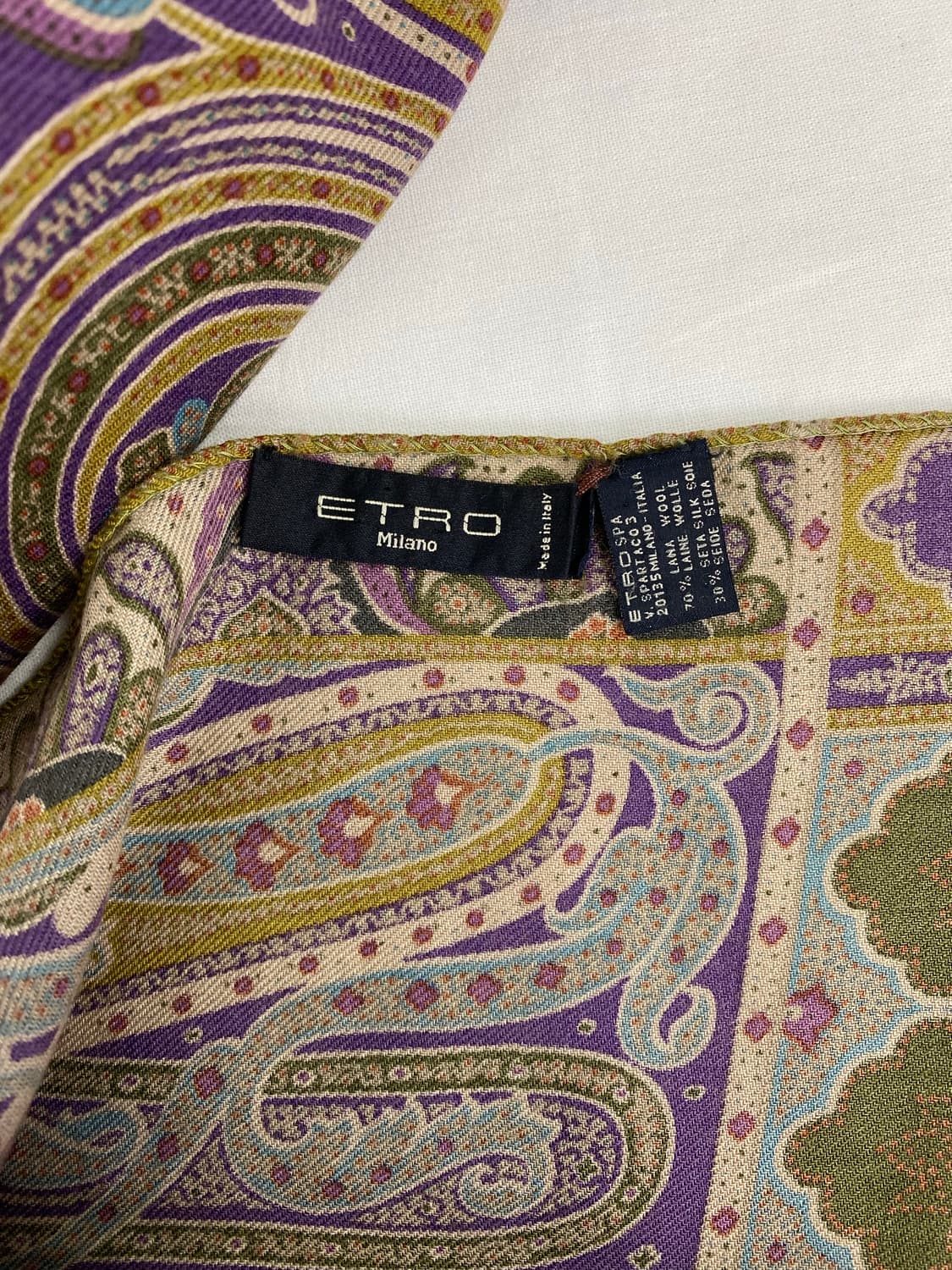 ETRO 에트로 시그니처 페이즐리 울/실크 스카프 머플러 상품이미지4