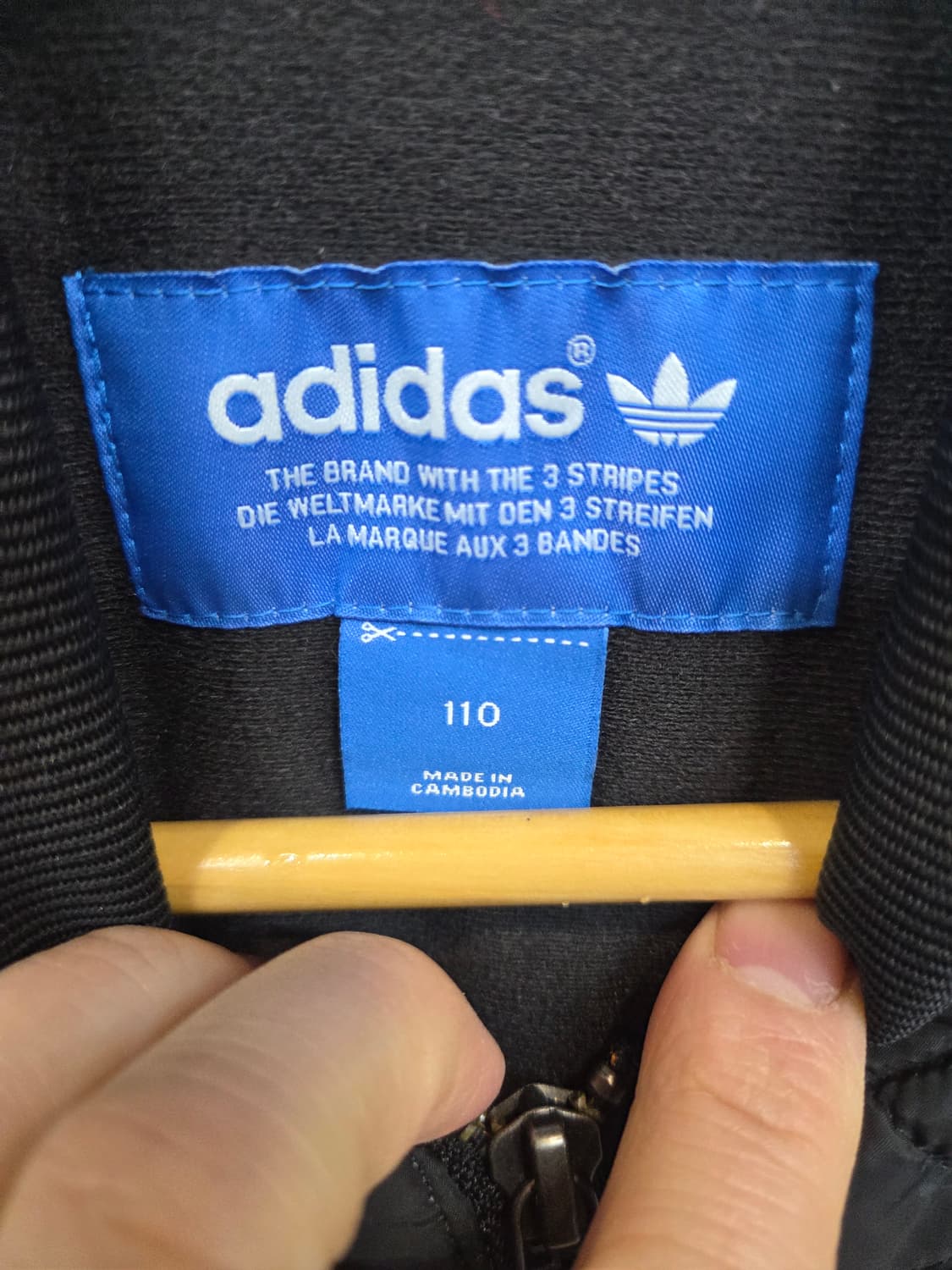 아디다스 삼선 퀄팅 봄버자켓 110 상품이미지3