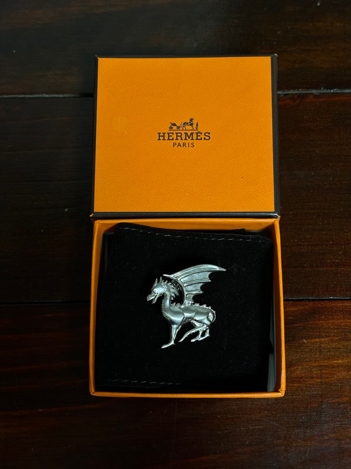 에르메스 실버 뱃지 상품이미지2
