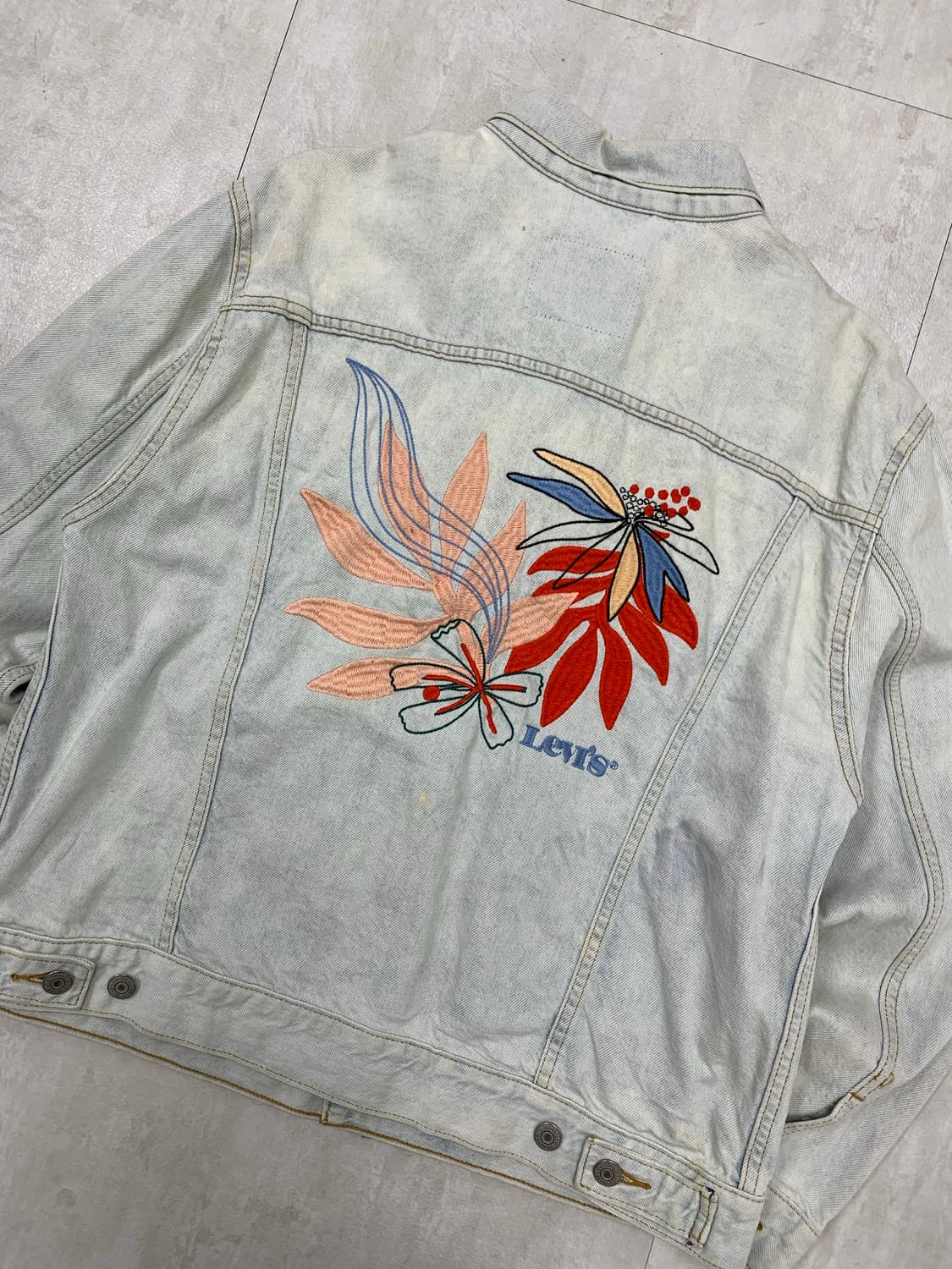 리바이스 연청 데님 자켓 #583 상품이미지7