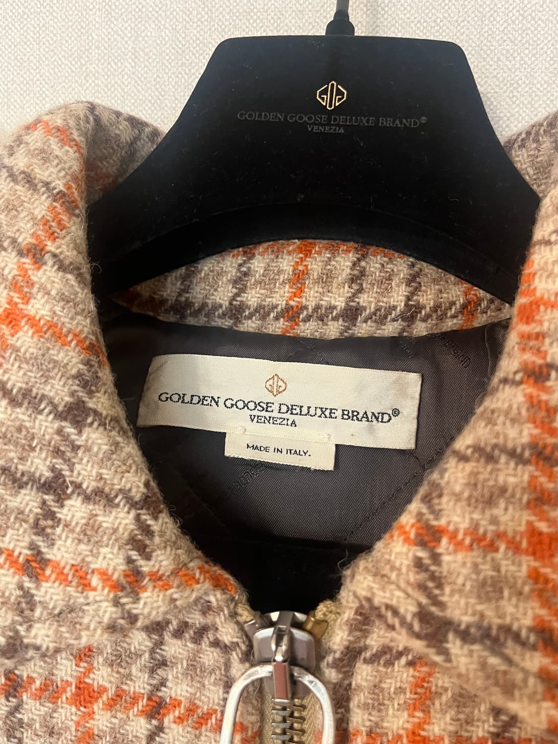 골든구스 해리스 트위드 패딩 자켓 상품이미지6