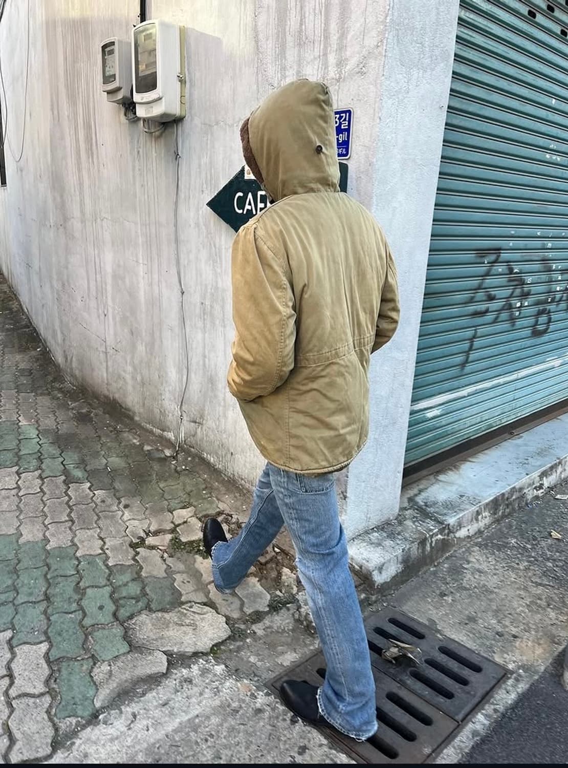 70s 선페이드 밀리터리 파카 상품이미지10