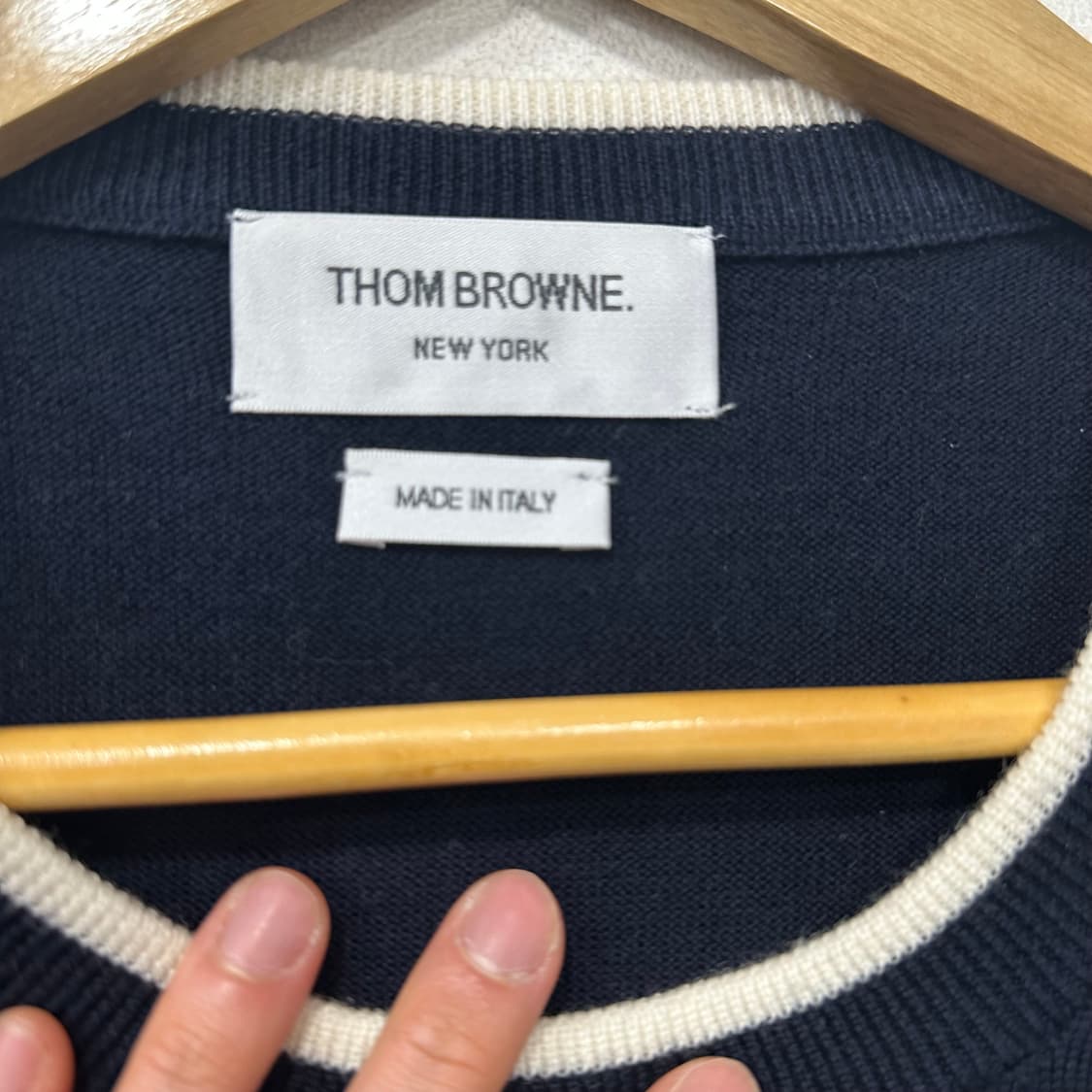 톰브라운 4바 헥터 풀오버 울 니트 상품이미지4