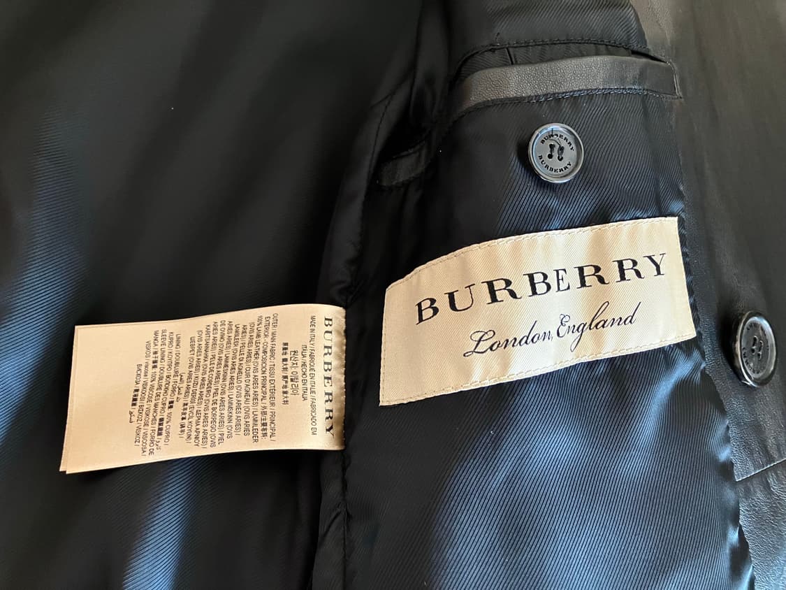 버버리 가죽 트렌치코트 상품이미지10