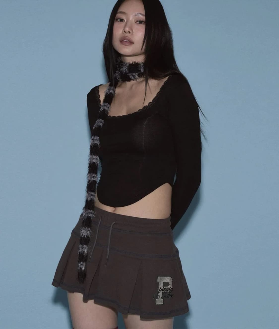 플리즈노팔로우 플리츠 스커트(새상품) 상품이미지1