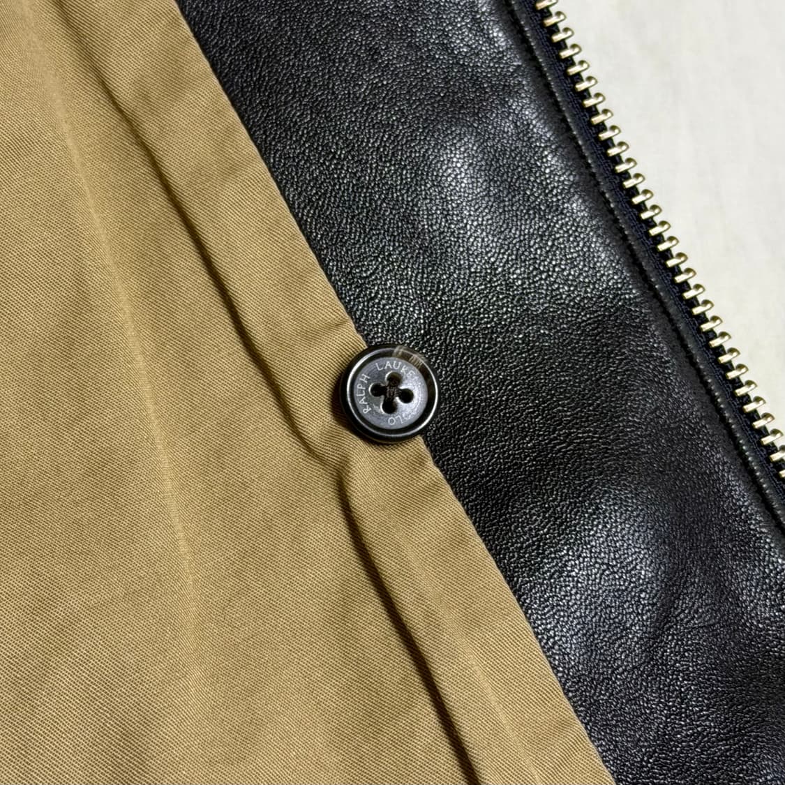 폴로 랄프로렌 맥스웰 램스킨 레더 자켓 블랙 상품이미지9