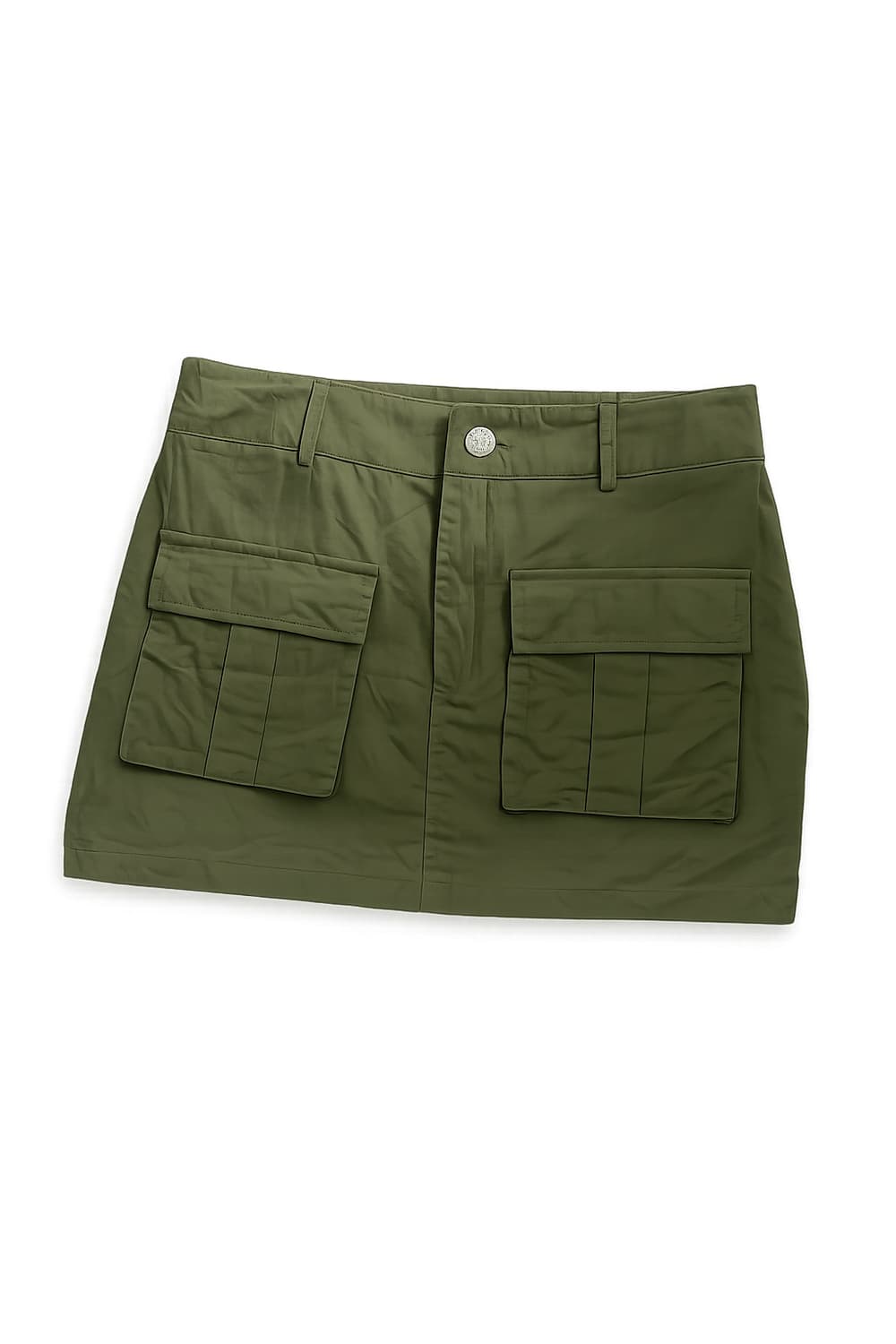 카키 유틸리티 카고 미니스커트 상품이미지1