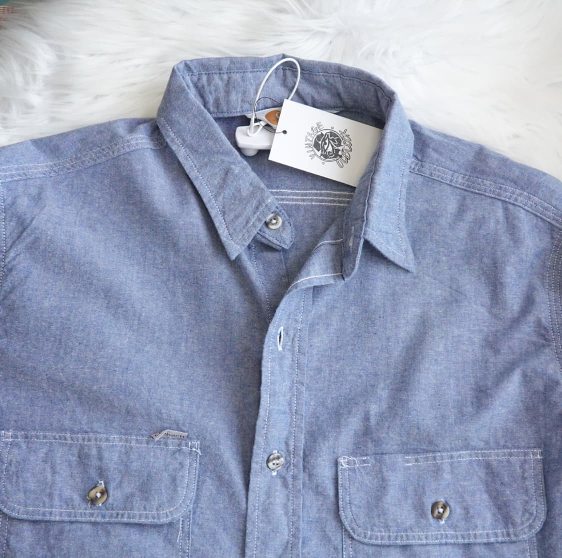 칼하트 블루 워크 셔츠 1963 상품이미지4