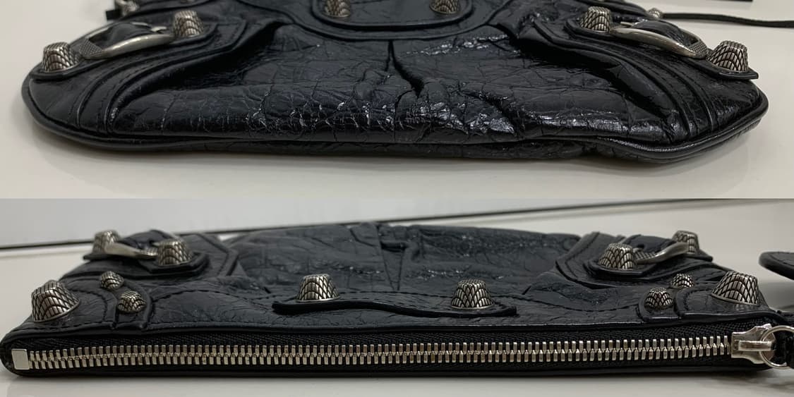 발렌시아가 르카골 미니 멀티 파우치 클러치백 가방 블랙 상품이미지5