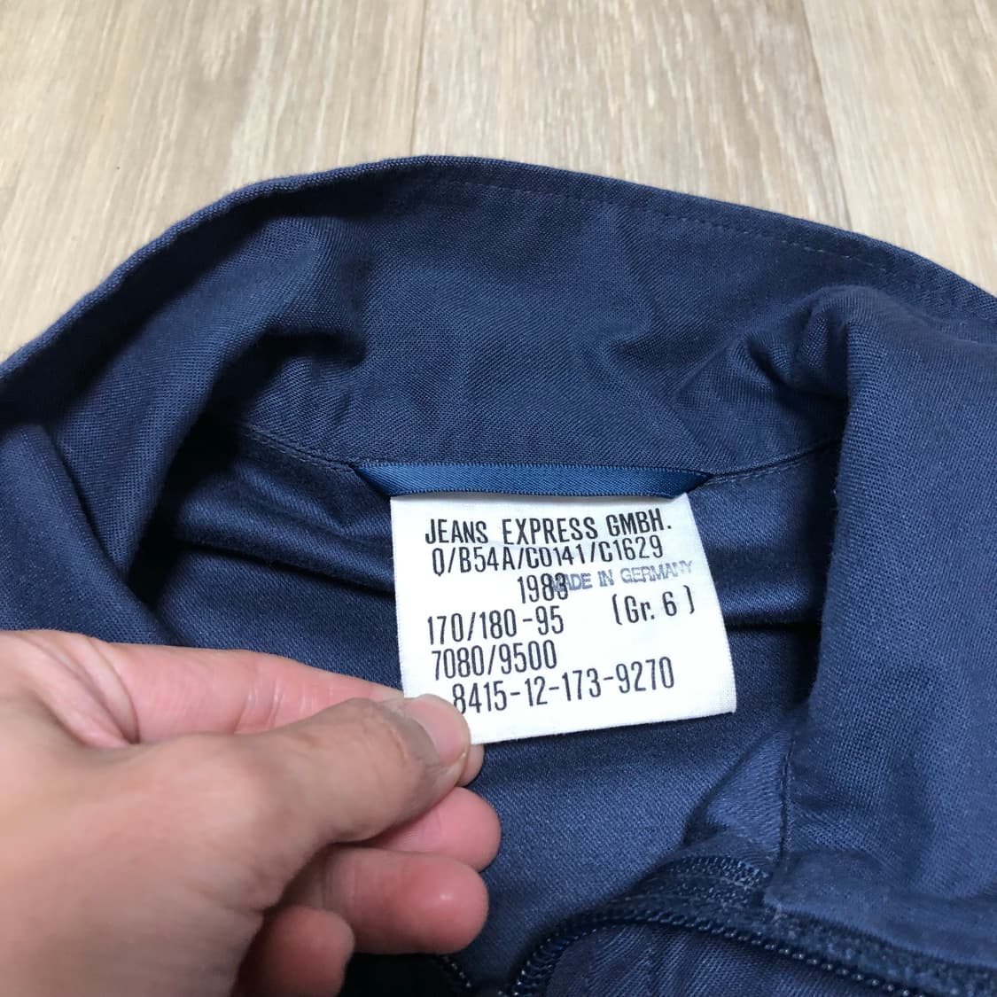 (100) 80's 독일 연방해군 보드자켓 네이비 독일군 야상 상품이미지4