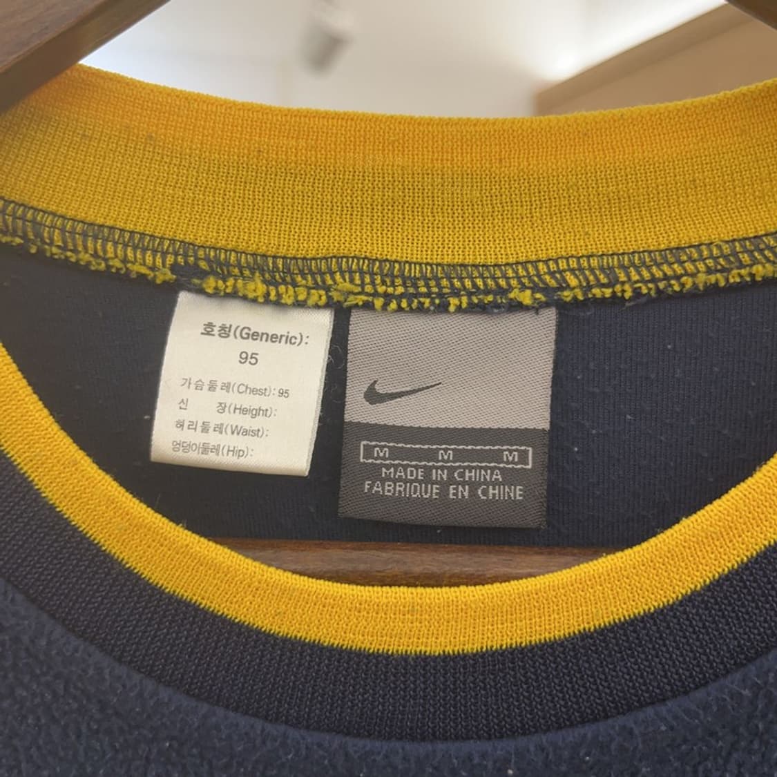 나이키 90s 올드스쿨 스우시 플리스 우븐 맨투맨 95 C06419 상품이미지5