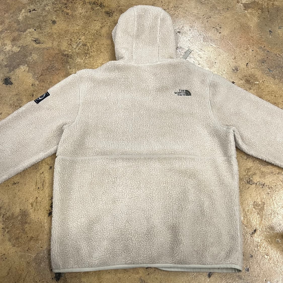 [정품/XL] 노스페이스 후리스 후드 집업 아이보리 b10 상품이미지4