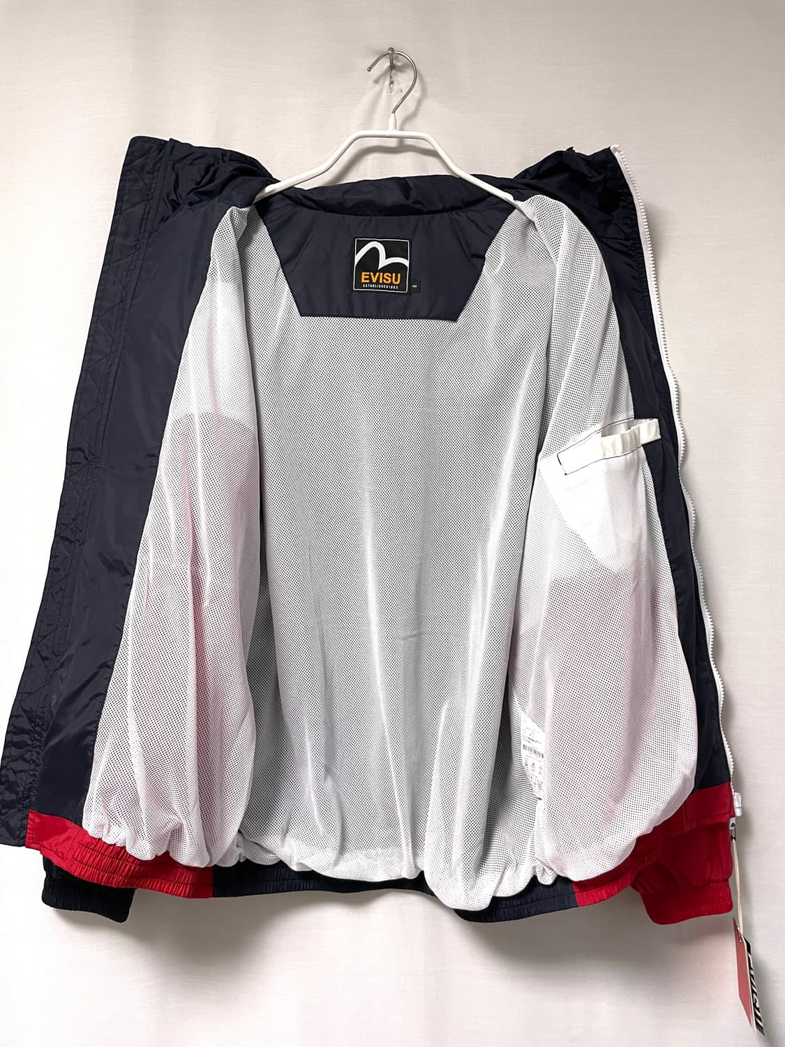 새상품) Evisu에비수 빅로고 배색 바람막이 자켓 100 _ SF9인성 상품이미지8