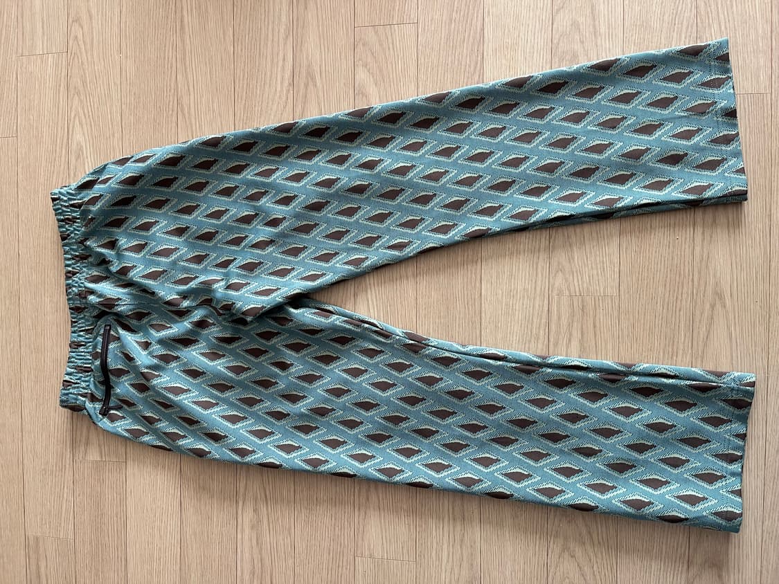 니들스 자카드 트랙팬츠 (터키석 컬러)  상품이미지4