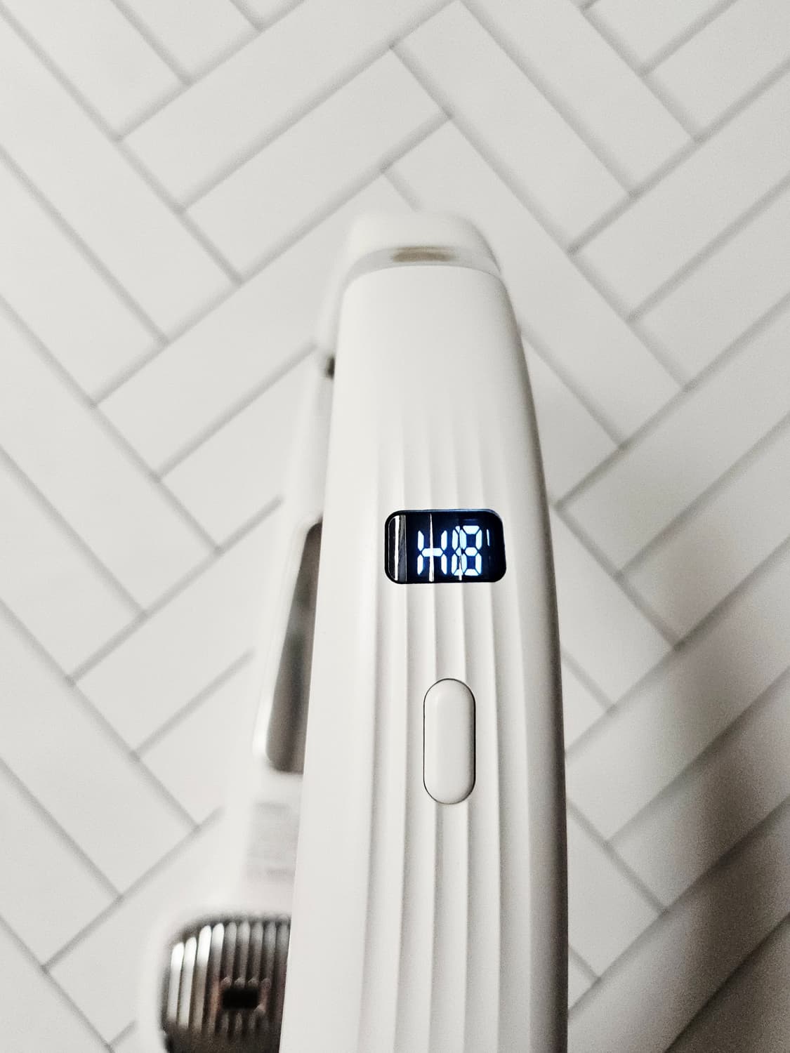 (거의새것)날개없는 넥밴드 선풍기 화이트 호주여행 필수템! 상품이미지6