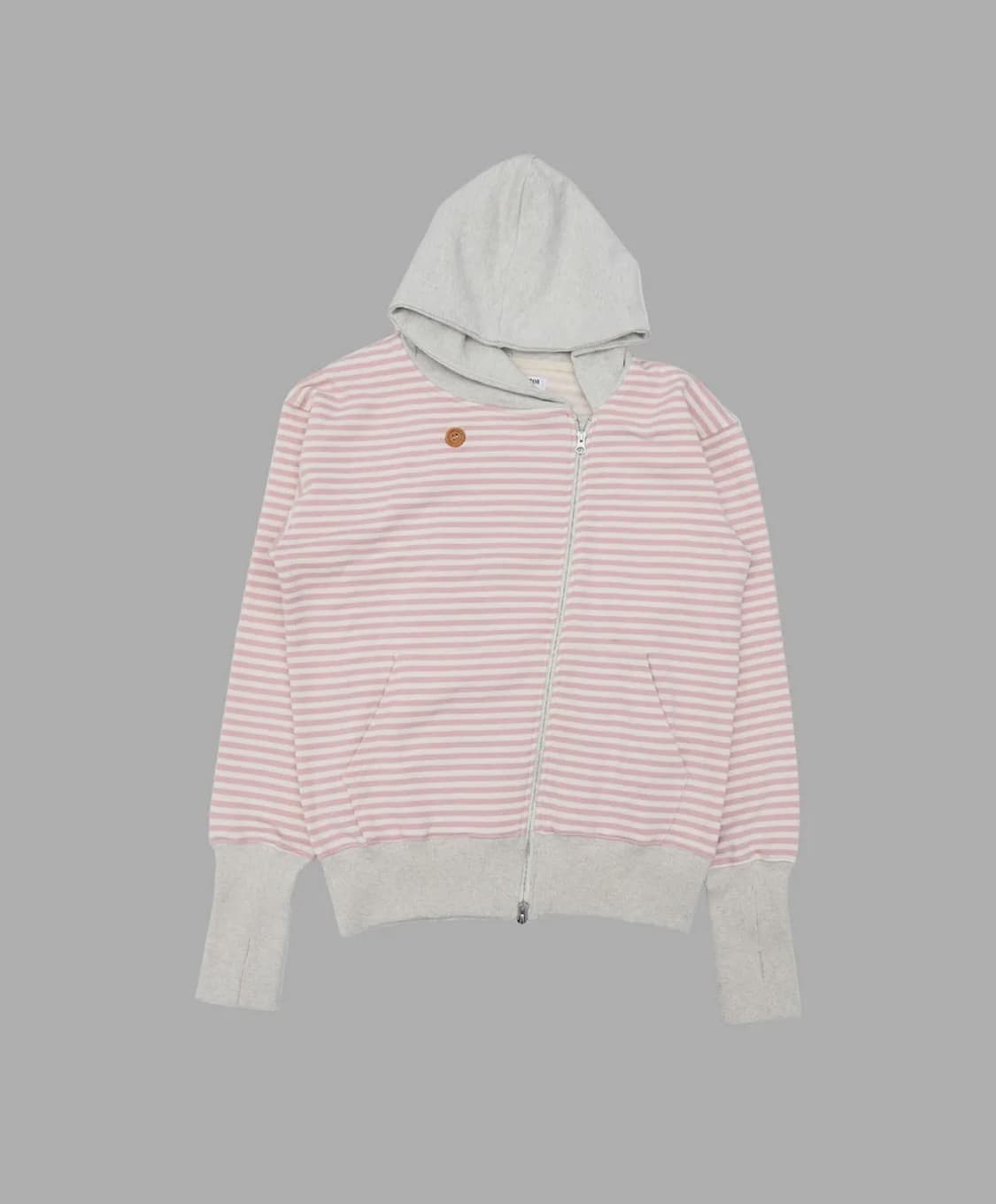 더뮤지엄비지터 후드집업 아일릿 모카 상품이미지1