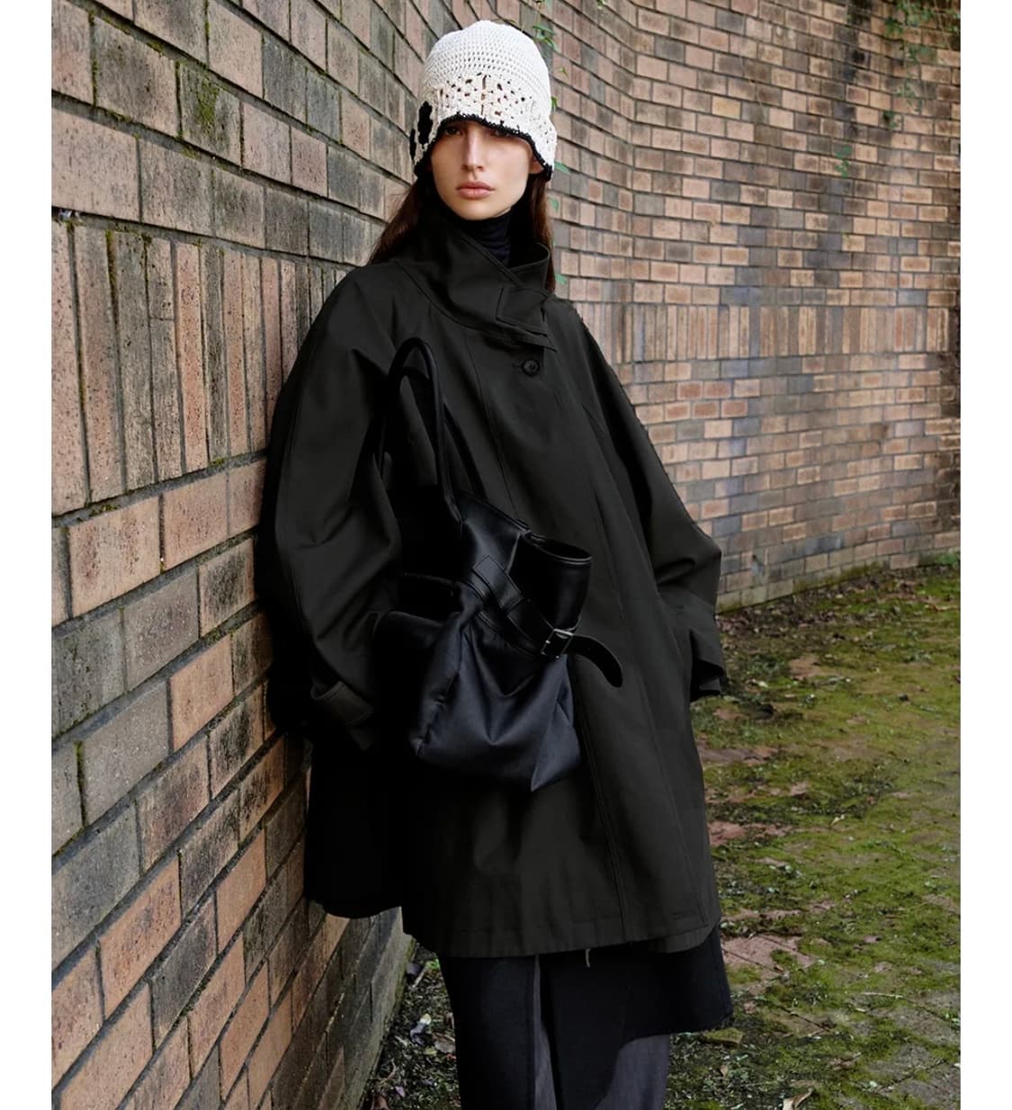 위메농 베런 하이넥 트렌치 자켓 cos 상품이미지2