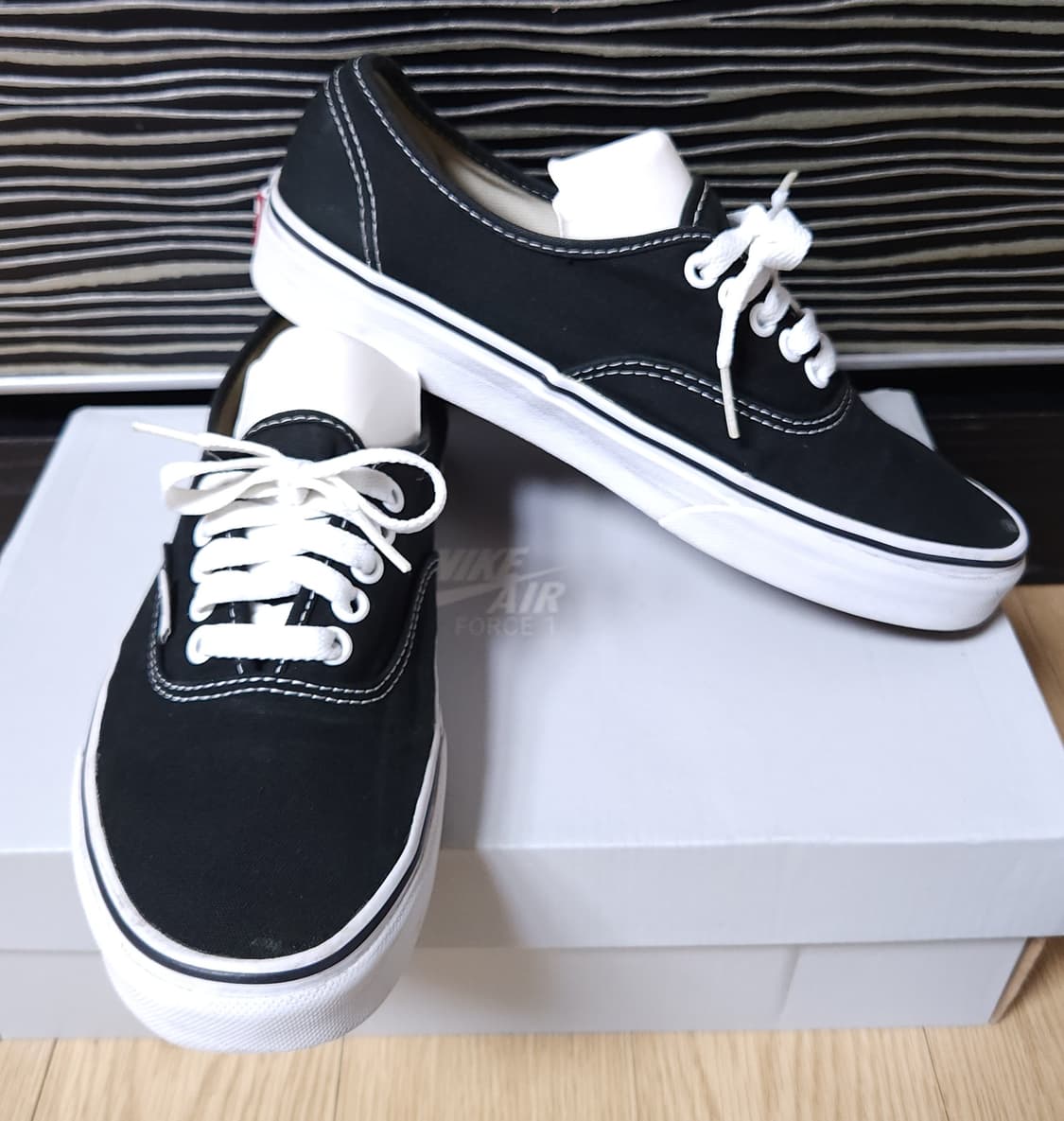 VANS 반스 어센틱 블랙 스니커즈 250 상품이미지3