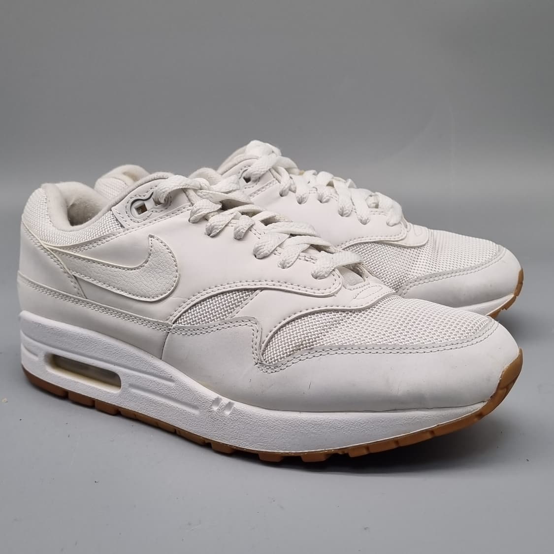 나이키 에어맥스1 올화이트 스니커즈255 상품이미지1