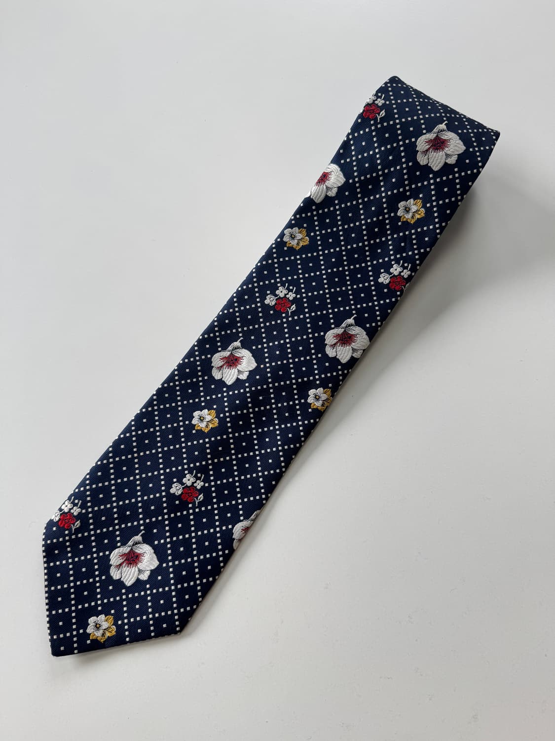 빈티지 패턴 넥타이 9.7cm 상품이미지1