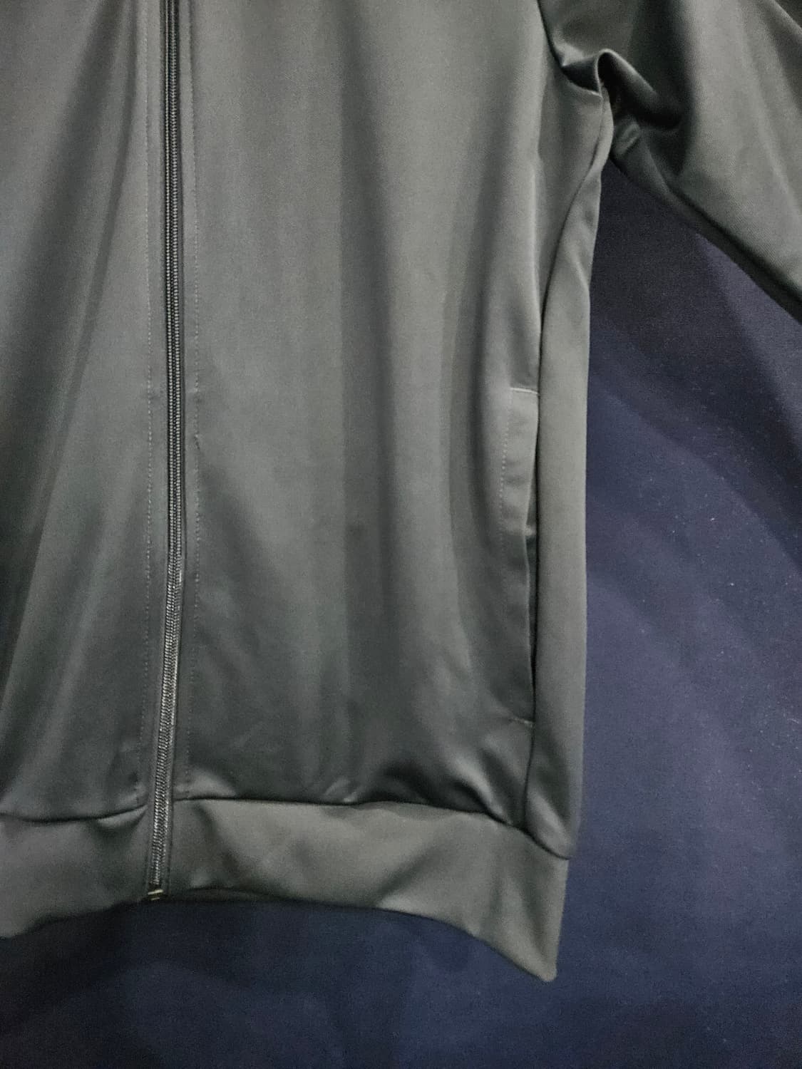 아디다스 삼선 그레이 남성 슬림핏 100 져지 상품이미지6