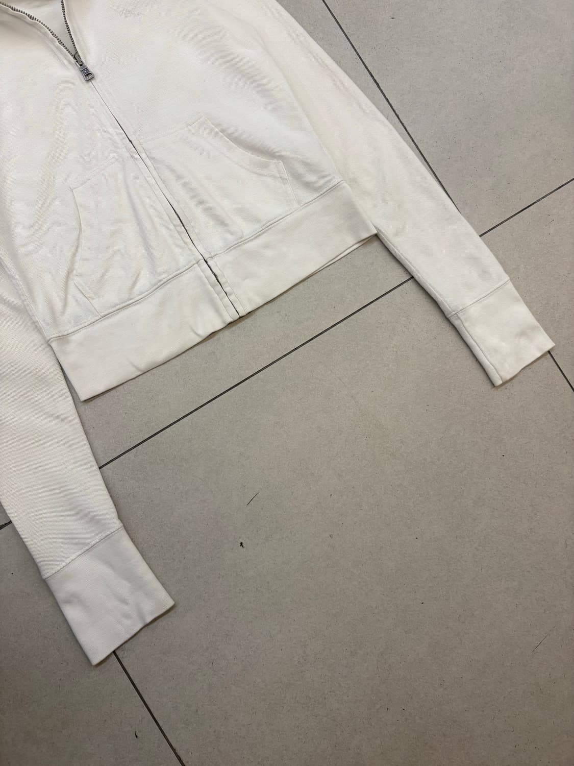 폴로 진스 화이트 후드집업 상품이미지6