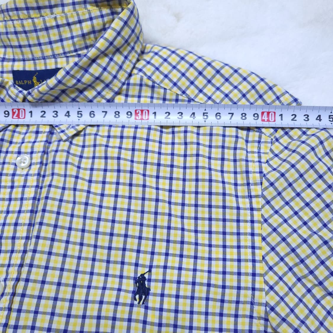 폴로 주니어 체크 긴팔셔츠 XL 0325 상품이미지3