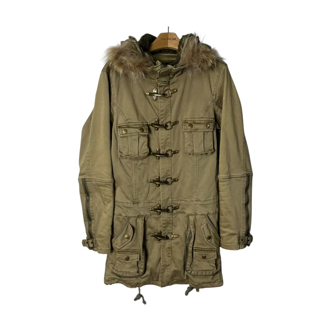 [JPN] 빈티지 y2k 파이어맨 버클 야상 자켓 상품이미지1