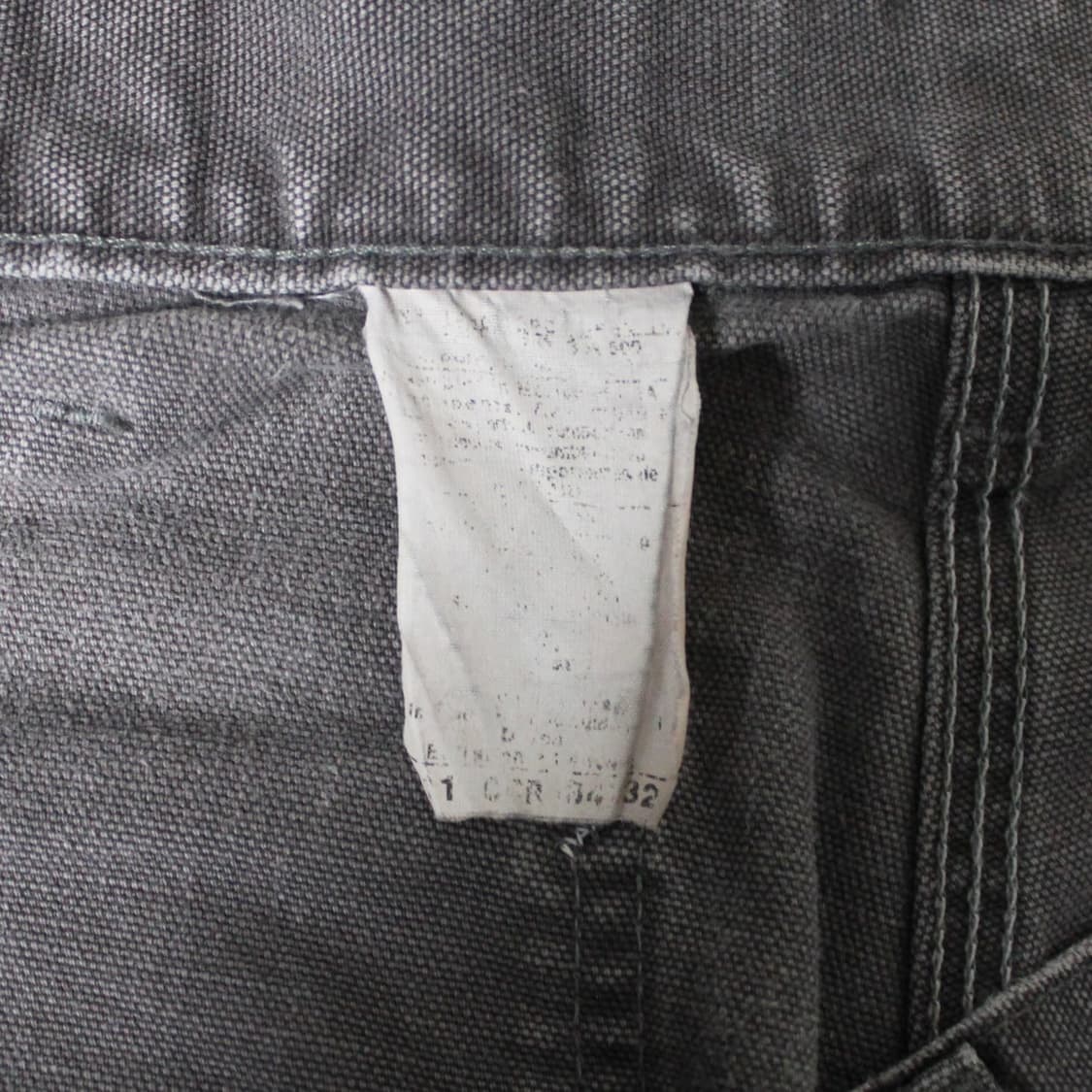 Carhartt 칼하트 덕 캔버스 카펜터 팬츠 그레이 상품이미지4