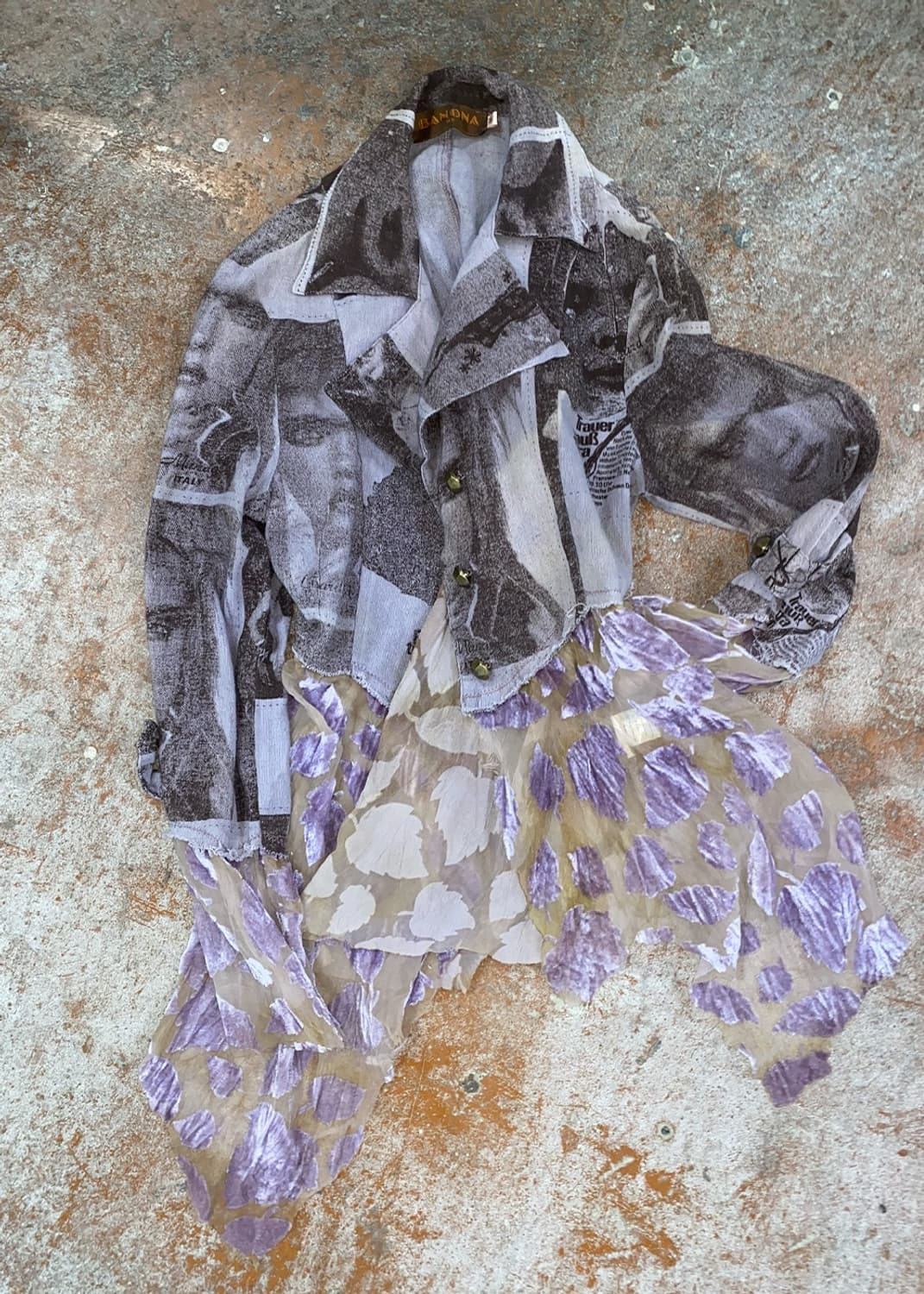 Bandona uk Photo Collage Jacket 상품이미지7