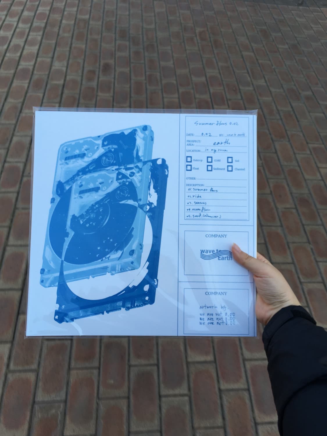 wave to earth 0.02 LP 웨이브투어스 서울콘 한정판 상품이미지1