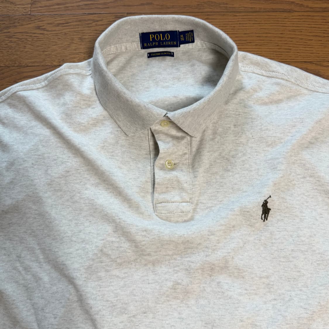 폴로 랄프로렌 오트밀 PK 반팔 티셔츠  상품이미지2