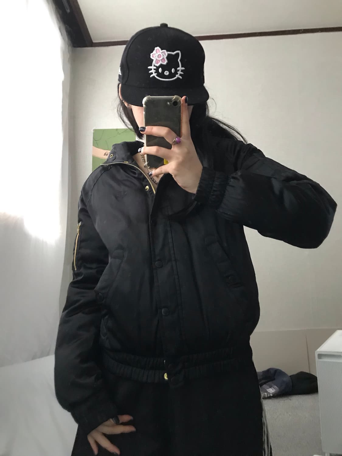 아디다스 블랙 Ma-1 패딩 상품이미지1