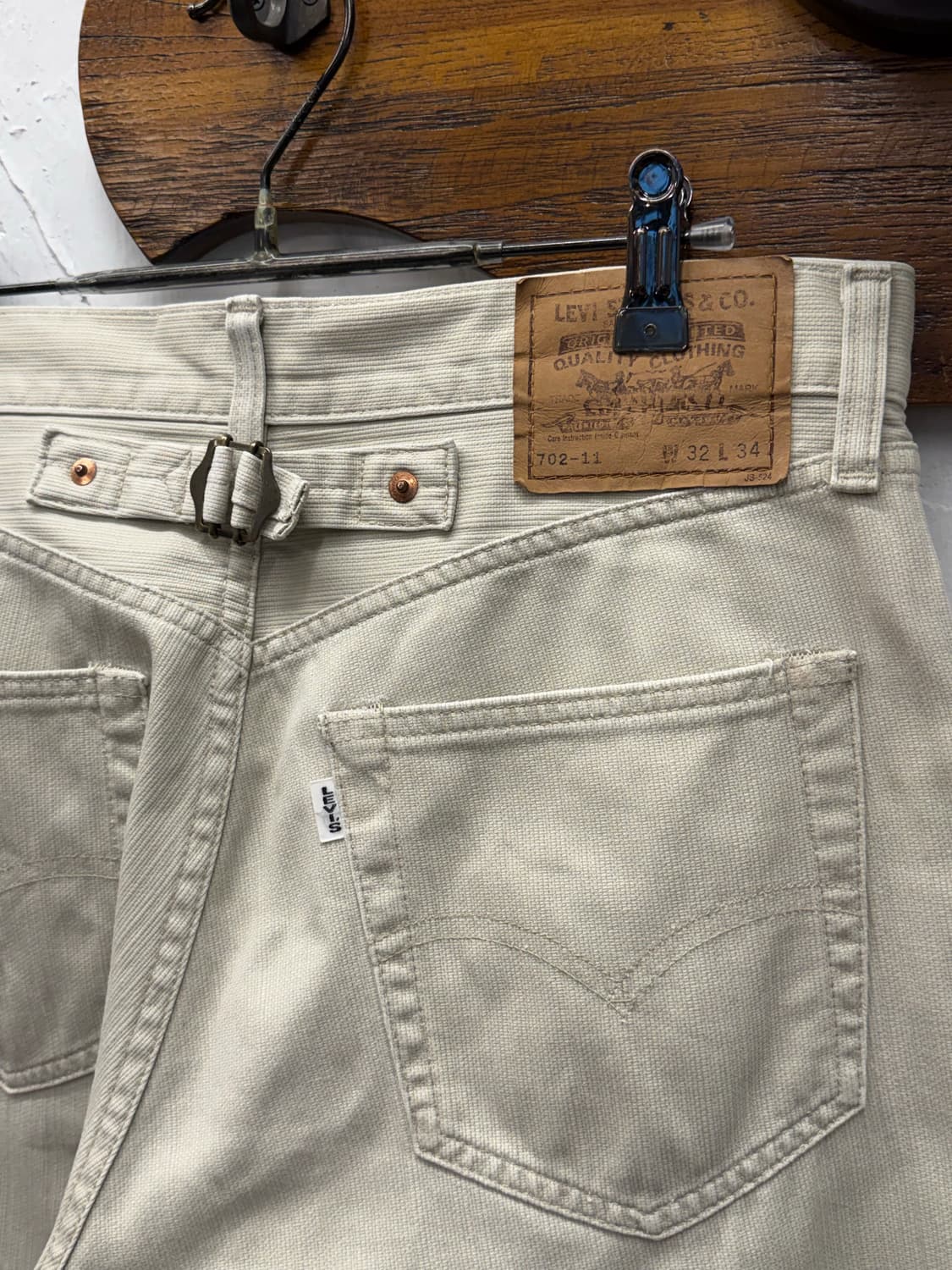 90s Japan LVC 702 Straight Buckle back  상품이미지3