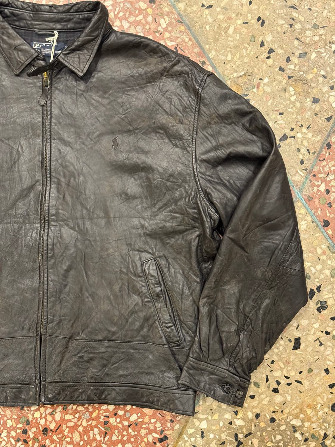 폴로 랄프로렌 맥스웰 레더 자켓 (XXL) 상품이미지5