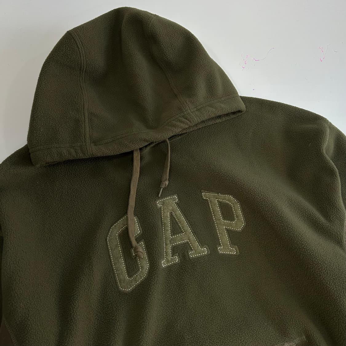 Gap 갭 올리브 후리스 후드티 상품이미지4