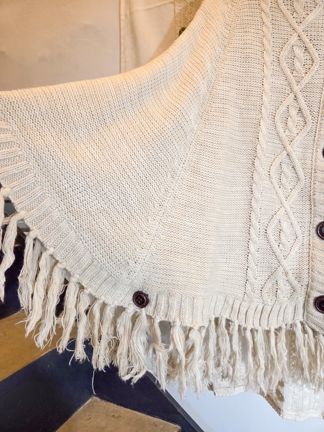 다람쥐 패치 케이프 가디건 상품이미지4