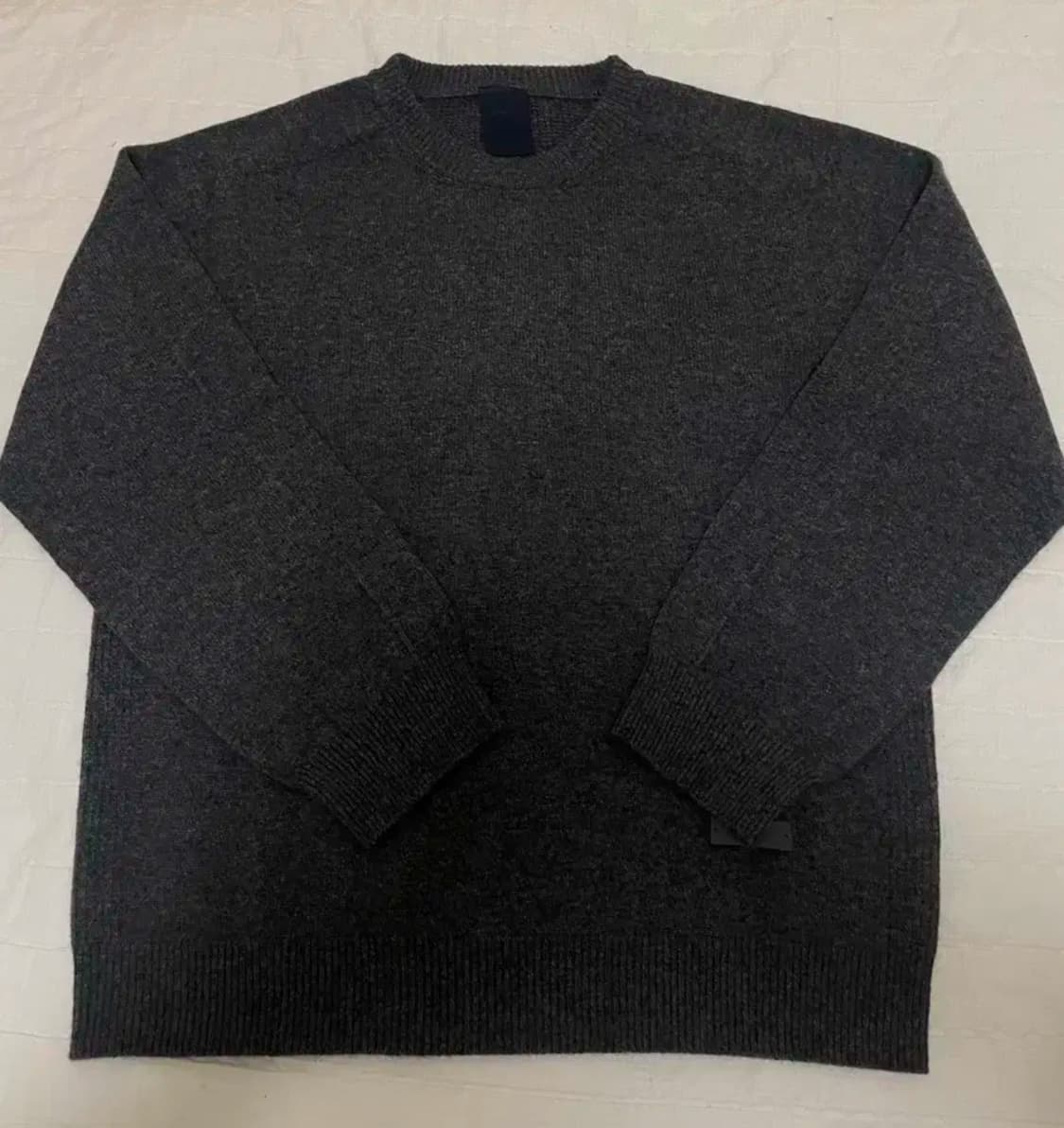 (L) 준지 24fw 울캐시미어 니트 그레이 상품이미지4