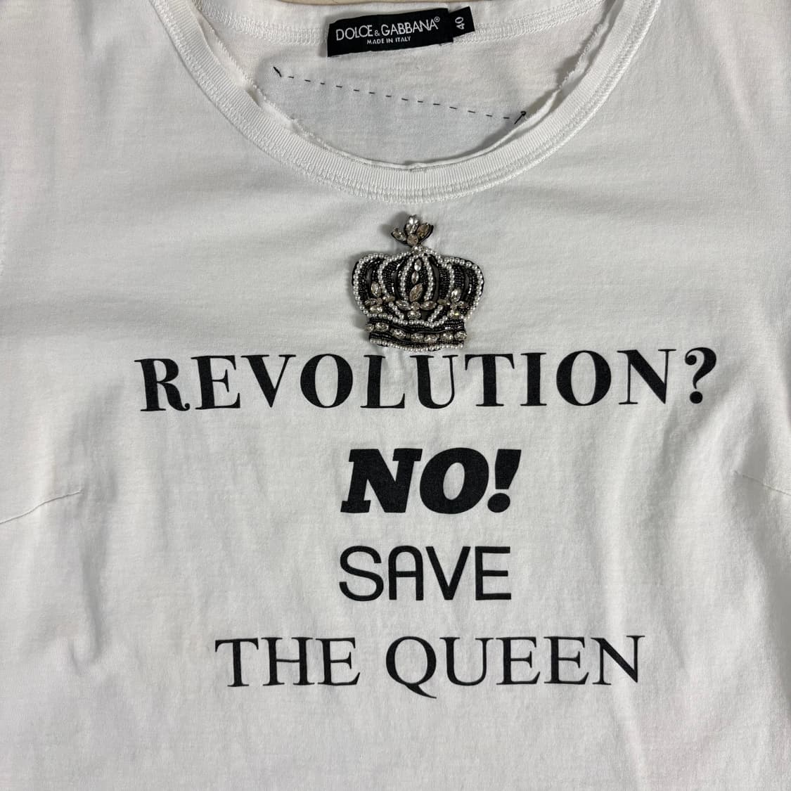 Dolce & Gabbana save the queen T-Shirt 상품이미지6