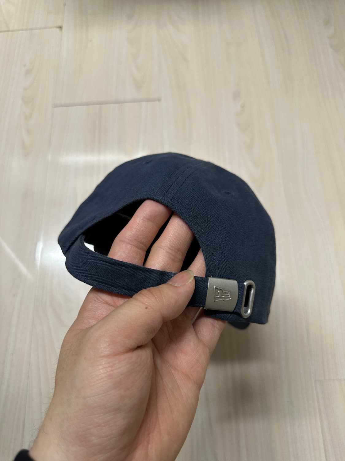 뉴에라 빈티지 헤링본 볼캡 모자 네이비 상품이미지3