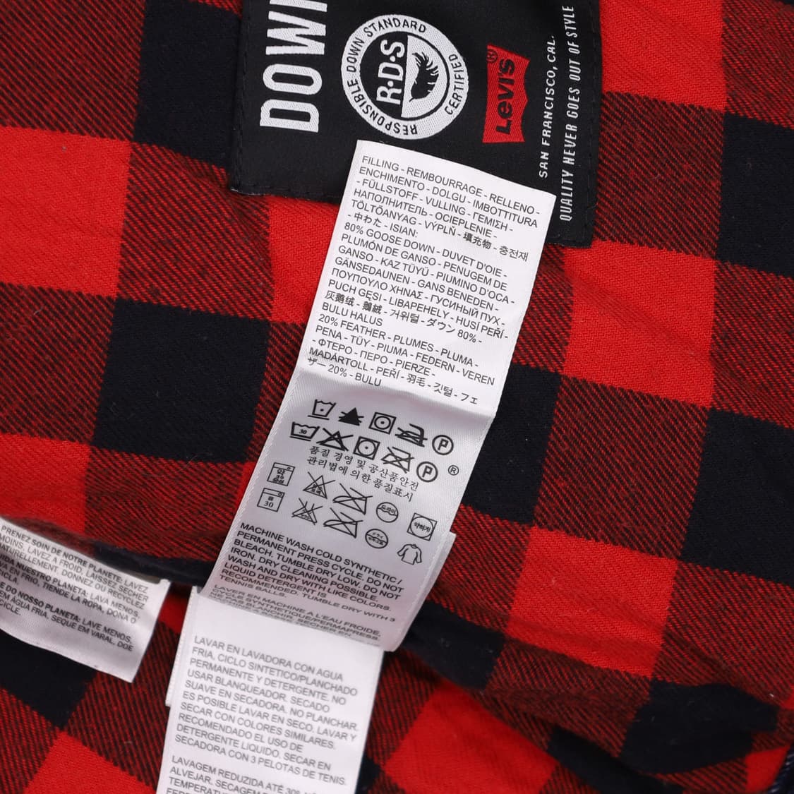 S 리바이스 구스다운 패딩 트러커 청 자켓 4214 상품이미지8