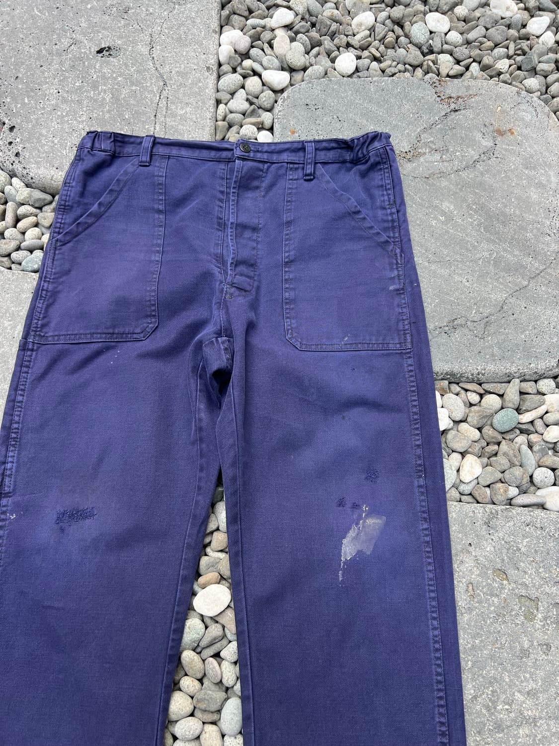 (35인치)OLD VINTAGE DARK NAVY 빈티지프렌치워크팬츠 상품이미지6