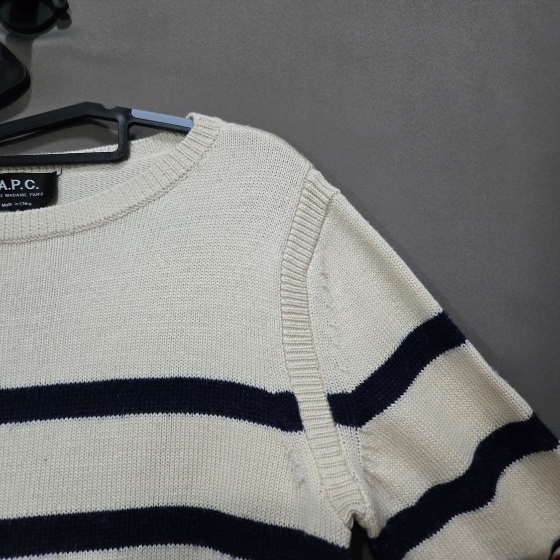 A.P.C 아페쎄 스트라이프 긴팔 니트티 상품이미지2