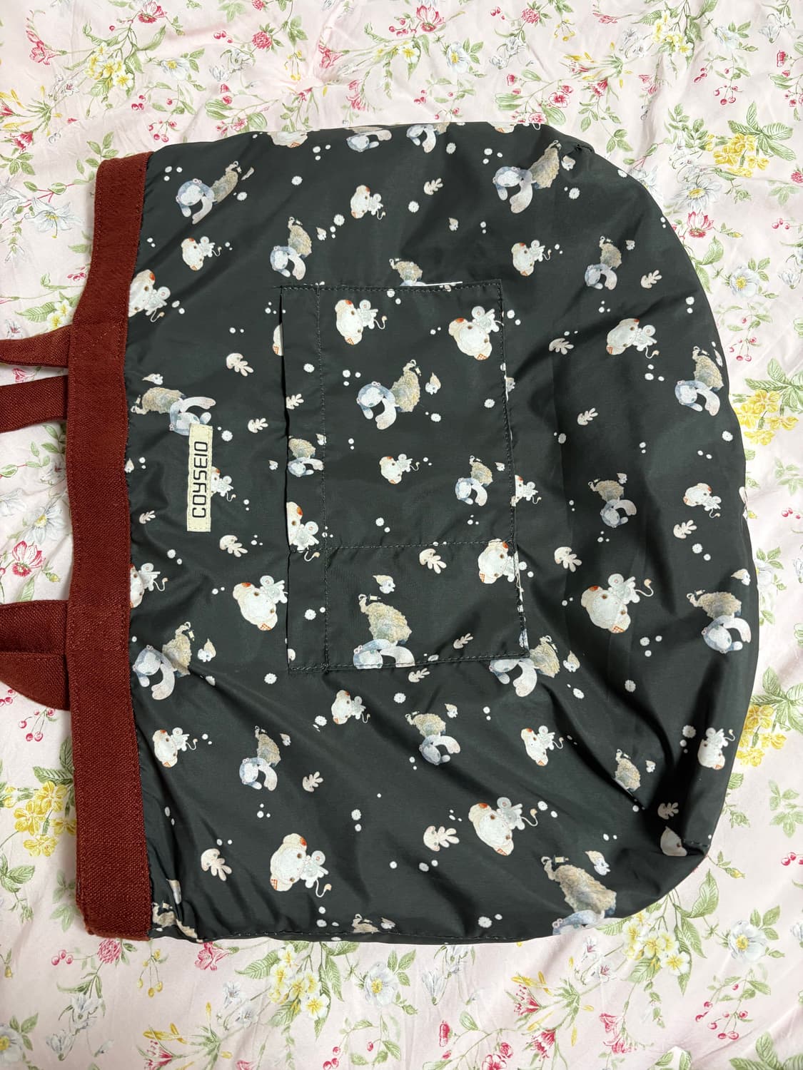 코이세이오 모코 리버시블 토트백 레드 상품이미지4