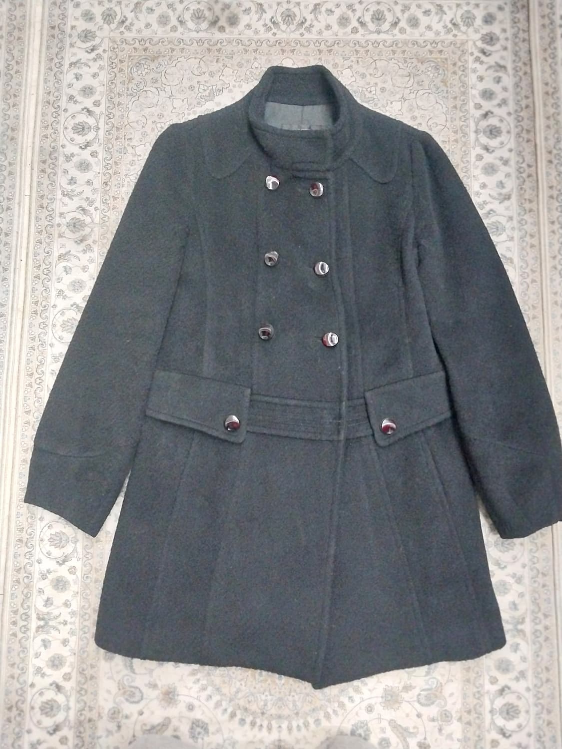 지고트 버튼 코트 상품이미지1